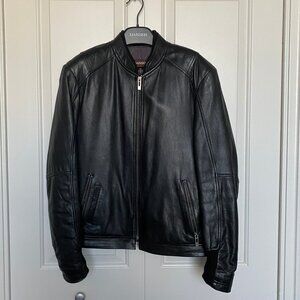 Danier Leather - Men's Winter Lined Leather Jacket - GUC